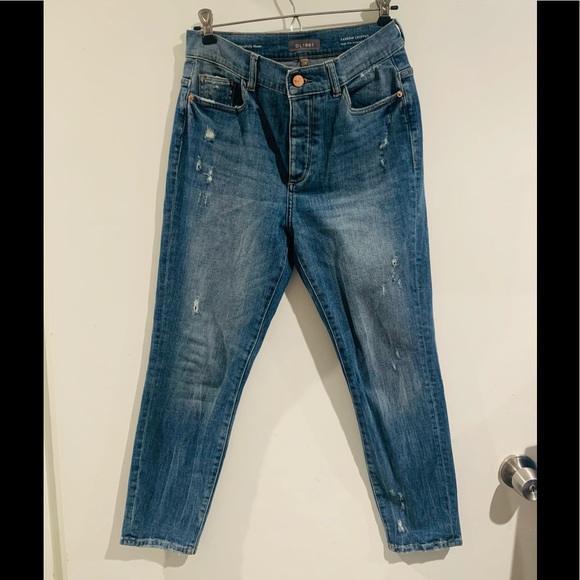 DL1961 FARROW CROPPED JEANS IN TACOMA SIZE 28 - Picture 4 of 7